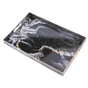 Black marble-textured tray, home decoration storage plate, marble-textured dinner plate Item Picture